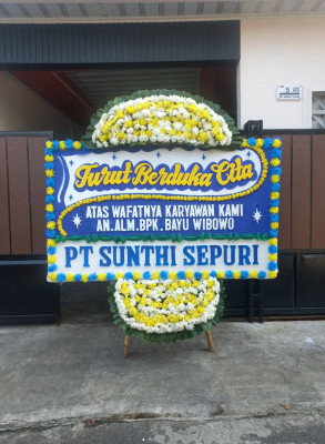Papan Bunga Duka di Sidoko